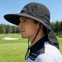 Unisex Bucket Hat Trendy Vintage Outdoor Hat For Summer Hiking Fishing Mountaineering Sun Protection Neck Cover