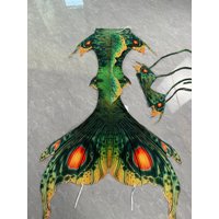 Green Adult Mermaid Large Fish Tail, New European And American Style Comfortable High-Quality Mermaid Costume