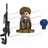 New MOC Building Block Minifigures, Game-style Combat Toys with Firearms and Sonic Jammers, Display Ornaments & Holiday Gifts