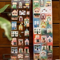 Journal GO 7x200cm Daily Routine Life Tape Stickers for Scrapbooking Collage Junk Journal Planner Dairy Pre-Cut Masking Tape