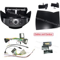 12.3 Inch Car Frame Fascia Adapter Canbus Box Decoder Android Radio Dash Fitting Panel Kit For Ford Fiesta MK6 MK7 2009-2016