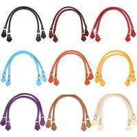 2pcs 60cm Leather Purses Straps Handles Shoulder Bag Replacement for Women Underarm Bags Wallet Handbag DIY Handmade Accessories