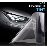 30cmx60cm Car Headlight Lamp Vinyl Film Lamp Protection Sticker PVC Fog Auto Headlight Tailing Moulding Foil Self-Adhesive Film
