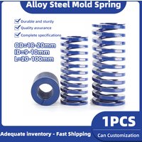 1PCS Mould Die Spring Spiral Stamping Blue Compression Springs For Rear Trunk Tailgate Strut Support Lift Bar OD 18-20mm