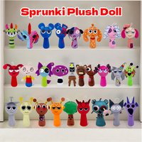 New Sprunki Plush Toys Sprunki Game Plush Horror Doll Mr Computer Cartoon Pillow Stuffed Doll Decoration Christmas Birthday Gift