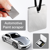 Car Paint Repair Scraper, Professional Paint File, Quickly Removes Paint Spots/Runs/Stains, Tungsten Carbide Repair Scraper Tool