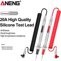 1000V Tester Leads Universal Multimeter Probe Spring Wire Pen Cable Electric Tools for Digital Multimetro ANENG PT2009/2010