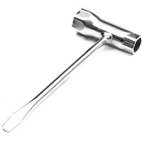 Spark Plug Socket Wrench 13mm & 19mm Stainless Steel Spanner for Chainsaw and Brush Cutter