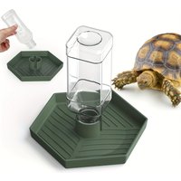 1pc Pet Automatic Feeders Waterer For Small Repitiles Lizards Gecko Chameleon Frog Snake Turtle Spider Feeding Supplies