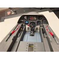 FMS 3000mm FOX Glider Scale Cockpit Interior FPV Conversion Kit, 3D Printed Colorful Upgrade Parts for RC Airplane Model