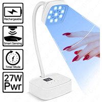 Rechargeable Sun uv Led Nail Lamp Professional uv Light for Gel Nails,Mini Nail Dryer Led uv Light Lamp for Nail Art Salon