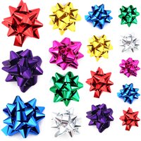 10/20pcs Small Star Bows for Present Wrapping Multi Colors Christmas Ribbon Bows for Parties Birthdays Wedding Holidays
