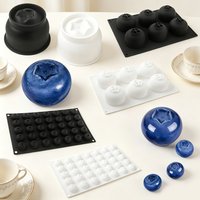1/6/15/35-Cell Blueberry Design Kitchen Food Grade Silicone Cake Mould Non-stick Mousse Dessert Baking Tools Chocolate Mould