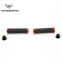 Wodoko Aluminum Lock Ring Lock-On Bike Grips Soft Rubber Ergonomic Anti-skid Shockproof MTB Bicycle Handlebar Cycling Accessorie