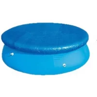 UV Resistant Round Pool Cover PE for Above Ground Pools Breathable Net Design to Reduce Evaporation and Debris Entry