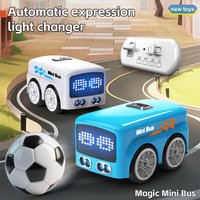 RC Intelligent Mini Bus Magic Intelligent Remote Control Cartoon Mini Car Gesture Induction Senior Smart Electric Vehicle Toys