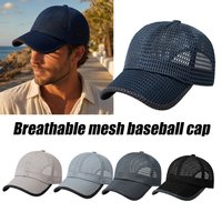 Quick-Dry Mesh Baseball Caps For Men and Women Sports Visors Hat UV Protection Outdoor Sun Hat Casual Sunshade Baseball Cap