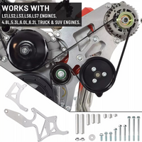 A30P-Fits For LS Engine Serpentine Bracket Alternator Power Steering Pump Swap Conversion