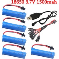 3.7v 1500mah 15C 18650 Li-ion Battery Charger For Q85 Q70 D876 D877 D875 RC Stunt Car off Road Drift Vehicle Battery spare parts