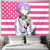 Singer K-Kamishiro R-Rui W-Wonderlands S-Showtime flag Custom Camping Garden Decor Party Backdrops Wall Art Family Gifts