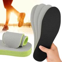2 Pairs Unisex Breathable Sport Insoles Deodorant Soft Cushion Shock Absorption Comfort Shoe Pads for Walking Running