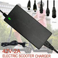 42V 2A Electric Scooter Balance Charger Power Adapter Charger Universal 5 Plugs For 36 25.2V 25.9V 25.6V 24V Lithium Battery