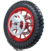 Pocket Bike Mini Moto Gas Scooter Front Rear Rim Bearing Disc Brake Rotor Sprocket For Tyre 12.5 x 2.75 Inner Tube 12 1/2*2.75