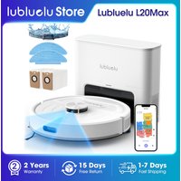 Lubluelu L20Max Self-Emptying 3-in-1 Robot Vacuum Mop - 6000Pa Suction LiDAR Navigation Large Dust Bag Hands-Free 120min Runtime