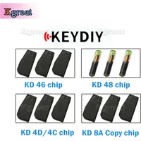 5 10pcs KEYDIY Car Key Chip KD 4C/4D KD 48 KD 46 4C 4D 46 48 8A Copy Transponder for KEYDIY KDX2 Key Programmer Transponder Chip