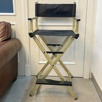 Elegant High Aluminum Beach Chairs Frame Makeup Artist Director Foldable Lightweight Portable Folding Makeup Outdoor Furniture