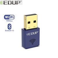 EDUP Mini WiFi Adapter 150Mbps WiFi Wireless Network Card Bluetooth4.0 USB2.0 WiFi Ethernet Stable Signal Adapter for PC Laptop image 4