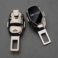 For BYD Atto 3 Act 3 Tang F3 E6 Dmi Yuan Plus Song Plus Metal Car Seat Belt Clip Extension Plug Seatbelt Extender Accessories