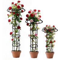Garden Trellis Umbrella Tower Plant Trellis For Climbing Plants Trellis Support DIY Climbing Trellis Flower Pots Supports