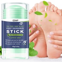 GSWP TEA TREE MINT FOOT DEODORIZE STICK, Controls Odor, Protects and Cares for the Skin on Your Feet. 40g/80g