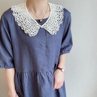 New Fashion Lace Fabric Neckline Fake Collar Detachable Lapel Half Shirt Mini Cape Adjust Clothes Neck Ruff Shawl Wrap Decor