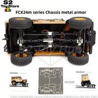 RCDream Metal Chassis Axle Armor Skid Plate For FCX24M Camel Cup Defender Discovery Range Rover RC Crawler Car Bottom Guard