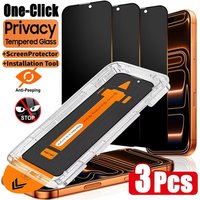 Oleophobic Coating Dust Free Easy Installation Privacy Screen Protector For iPhone 17 11 12 13 14 15 16 Pro Max XR X XS 16 Plus