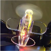 AliExpress Motorcycle & Car Electric LED Colorful Lights Rotatable Airplane Wind-Powered Airplane Decor Car Motorcycle Bikes Bicycle Decor