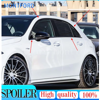 Stainless Steel Car Door Full Window Frame Window Sill Molding Trim Cover For Mercedes Benz A-Class W176 W177 A180 A200 A260