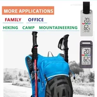 Mini Thermometer Camping Temperature and Humidity Meter Outdoor Mountaineering Vehicle Sensor LCD Indoor Weather Station