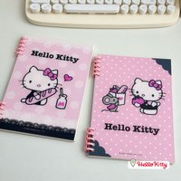 Genuine Sanrio Hello Kitty A5 Notebooks Cartoon Portable Loose-Leaf Scrapbook Student Diary Planner Office Workbook Girls Gifts