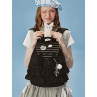 Ballet Style Polka Dot Skirt Commuter Travel Shoulder Bag Women's Fashionable Trendy Backpack Vanwalk Brand New China Made
