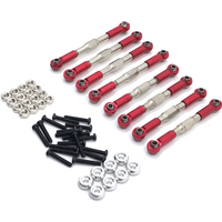 Metal Upgrade Replacement Adjustable Pull Rod RC Car Parts Fit For WPL 1/16 MN Henglong JJRC FY Remote Control Car Accessories