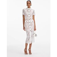 High Quality Lace Embroidered Flares Dresses Spring Women Single Breasted Sleeveless Dress New Summer High Waist Slim Long Dress