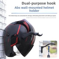 1/2/3/4Pcs Motorcycle Helmet Wall Mount Hook Rack, Multifunctional Hanger for Helmet, Jacket, Luggage and Kitchen Cabinet Storag