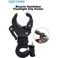 AliExpress 360 Degree Rotating Bicycle Handlebar Flashlight Clip Holder LED Torch Mount Clamp Grip Bracket for Motorcycle MTB Road Bike
