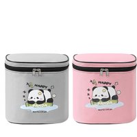 Boys Bike Basket Waterproof Adjustable Strap Front Bag with Animal Pattern Bicycle Handlebar Bag for Cycling Commuting