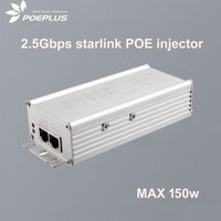 Starlink POE injector with AC Input metal case for Standard Gen2 and Gen3 2.5Gbps Max 150w