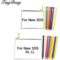 1Set Replacement Plastic Stylus Pen+ Touch Screen Panel Display Digitizer Glass For New 3DS, New 3DS XL LL Console