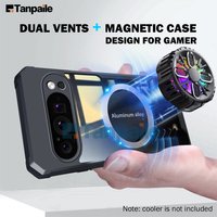 Cooling Case for Google Pixel 9 Pro Case Funda Graphene Aluminum Alloy Game Heat Dissipation Phone Cover Radiator Fan Cooler